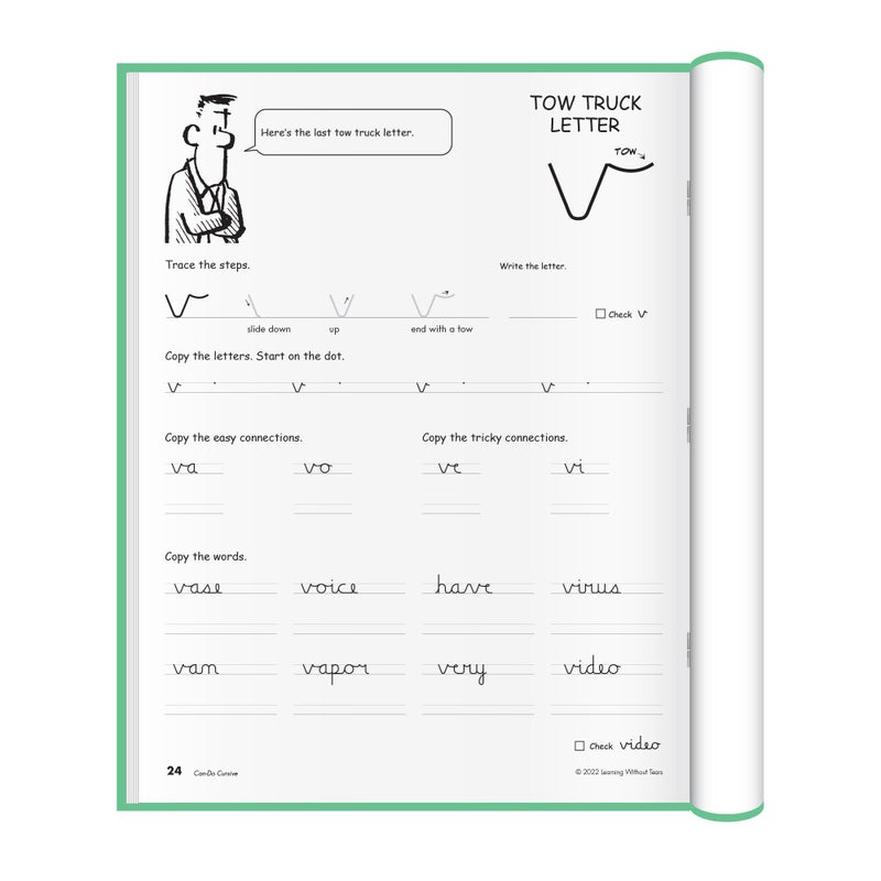 Learning Without Tears, Can-Do Cursive, Student Workbook, Age 10+, 5th Grade+, Handwriting Practice, Writing Book, School & Home, Language Arts, Tutoring - Image 4